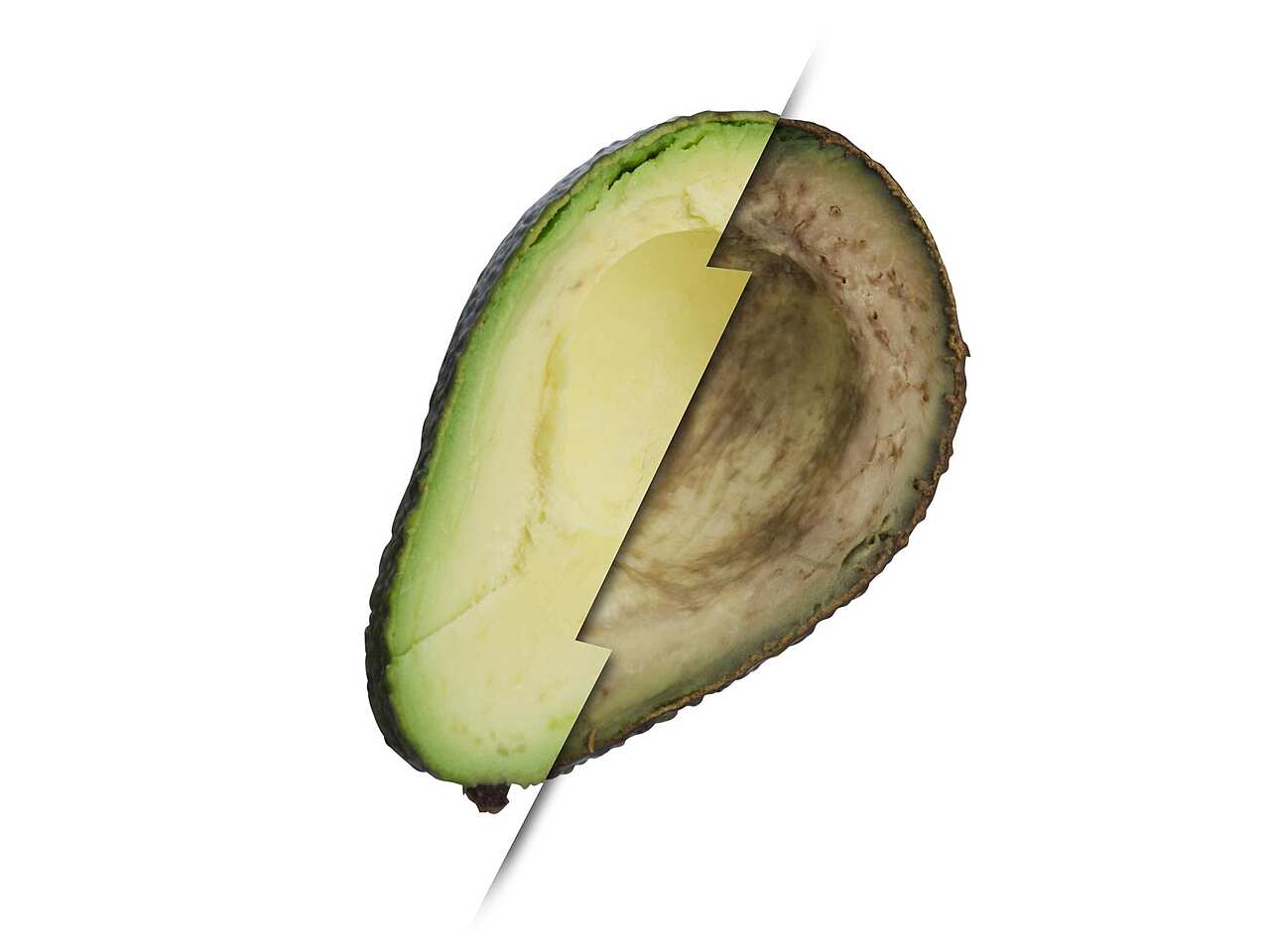 Fresh-Cut Avocado treated with Food freshly vs. untreated